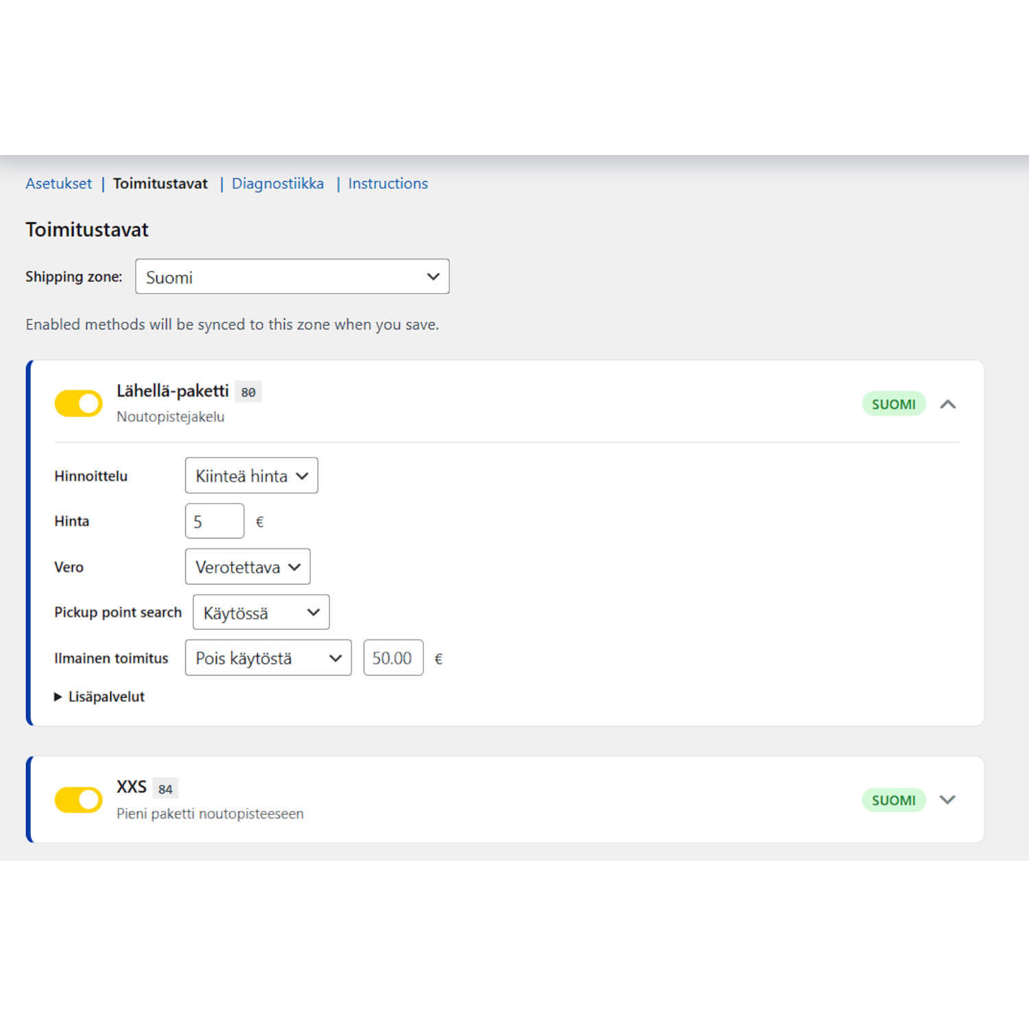 Matkahuolto Woocommerceen - Image 3